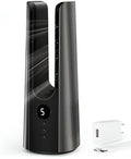 13-Inch Silent Bladeless Desk Fan - Modern LED Smart Cooler