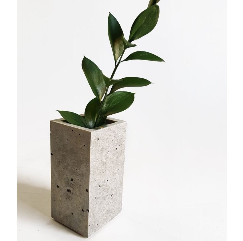 VIVISOUL Sculptural Natural Travertine Vase - Handcrafted Abstract Stone Art