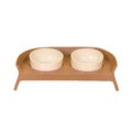 VIVISOUL Matte Ceramic Slow Feeder Pet Bowl 鈥?Healthy Digestion Maze Bowl for Cats & Dogs